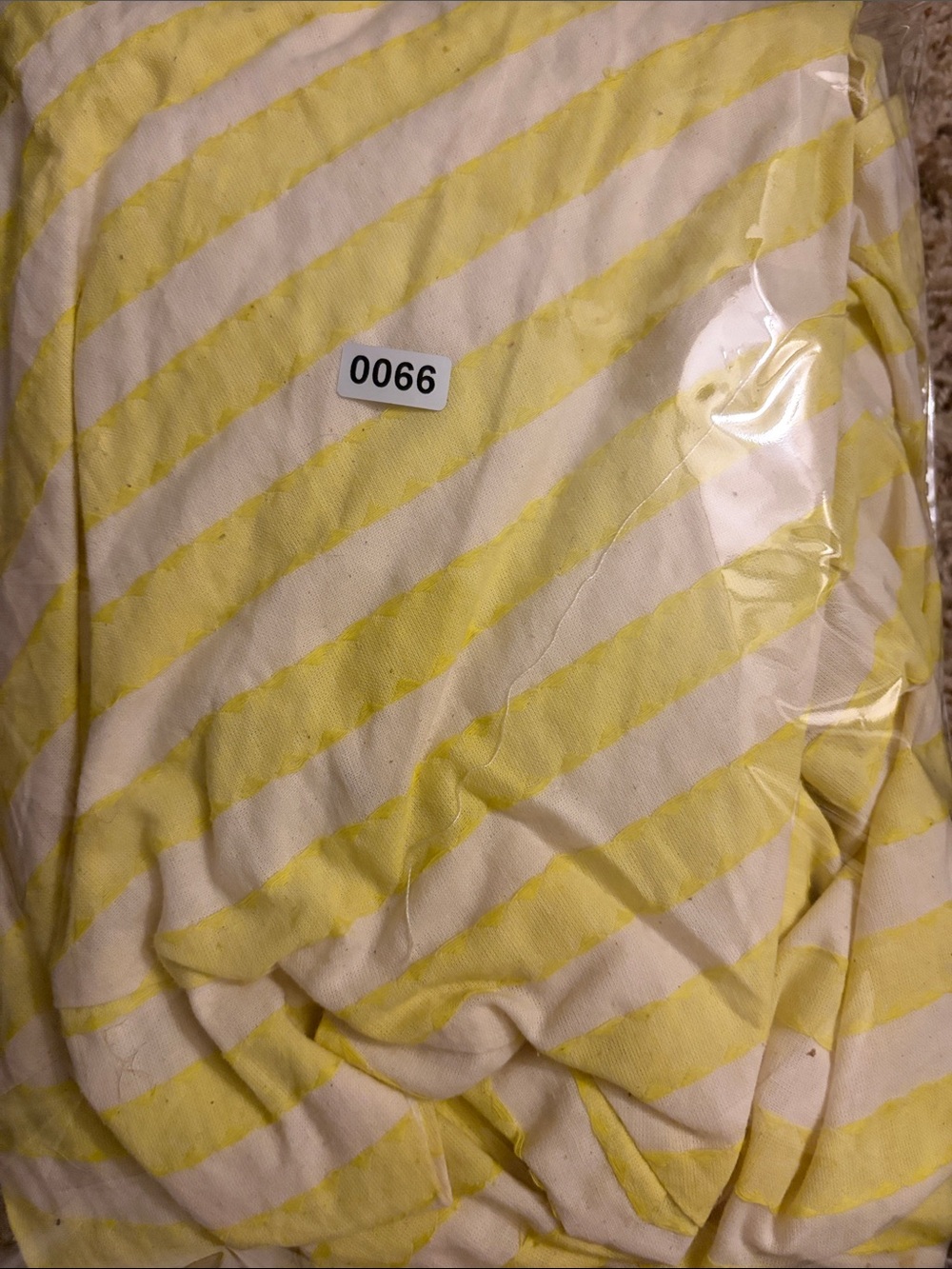 Line + Dot Yellow Striped Dress small - Picture 6 of 6